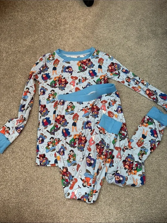 Bamboo Goofy Long sleeve and pants pajama set