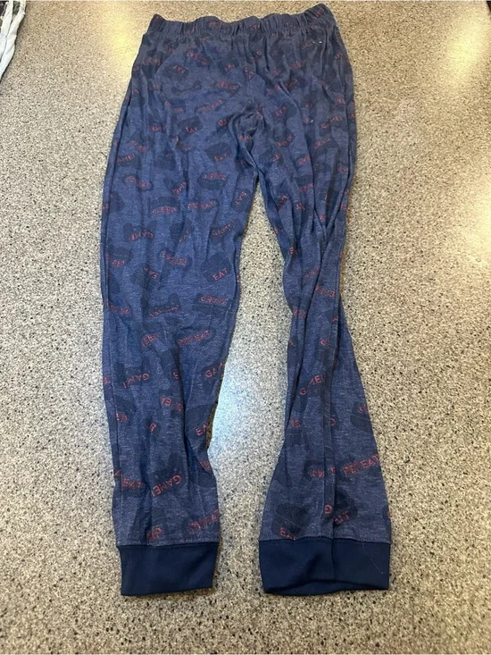 Carter's Navy Blue Pants with Red Print