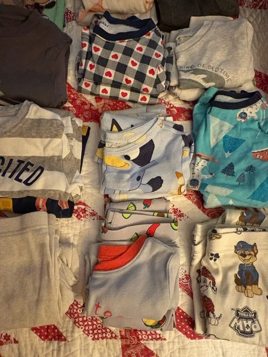 Lot of 16 Matching Sets of Boys’ 4T Pajamas