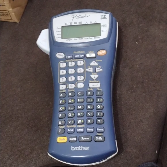Quality Brother P-touch Labeler & Assorted Label Cassettes