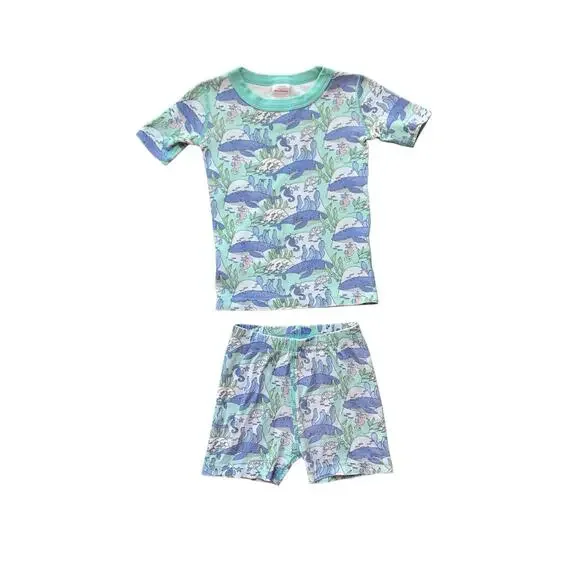 Hanna Andersson Big Blue Sea Short Johns (10)