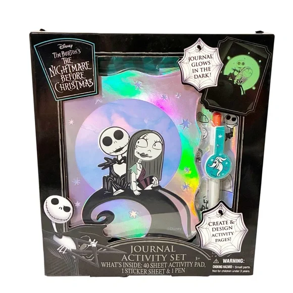 Disney Tim Burton's The Nightmare‎ Before Christmas Journal Activity Set NEW