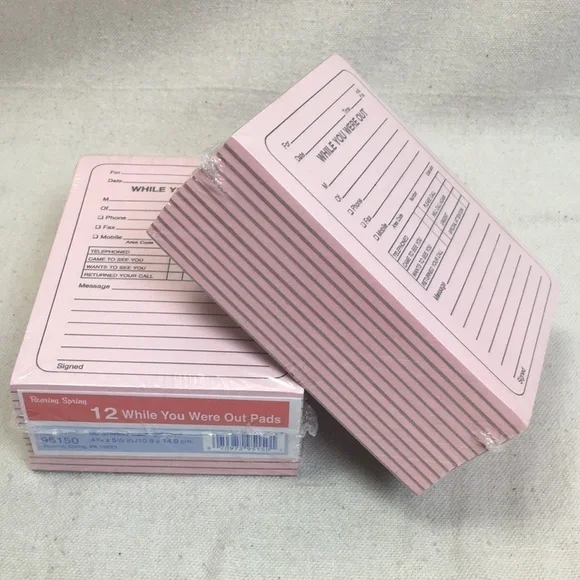 24 Roaring Spring While you were out Notepads NEW