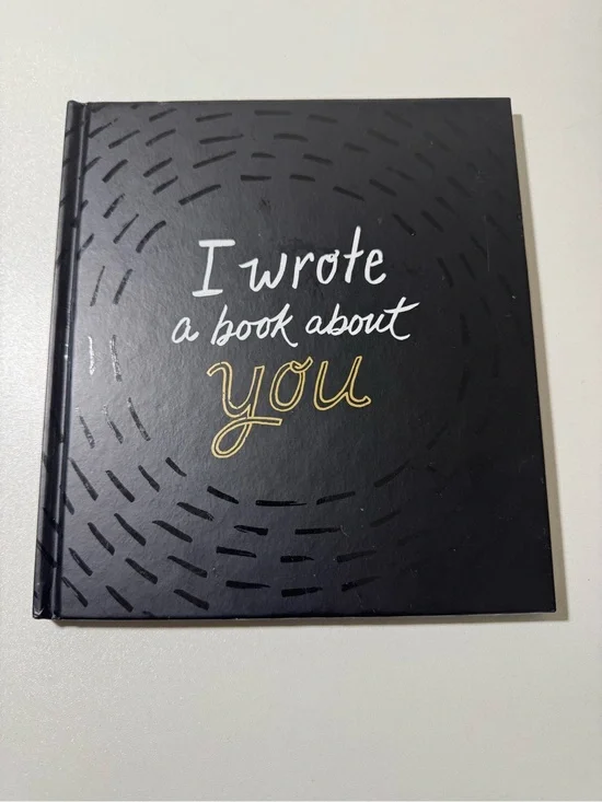 I Wrote a Book About You Hardcover Journal