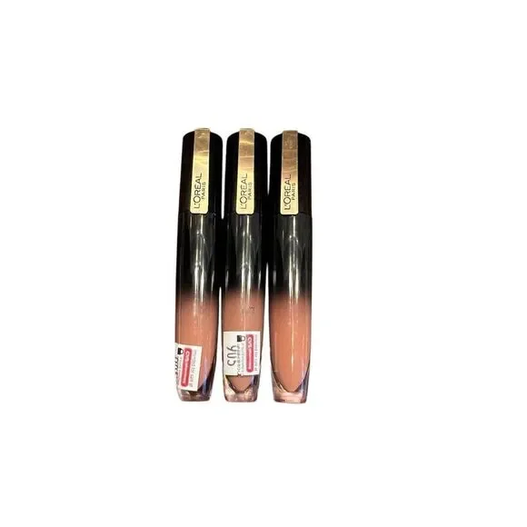 3 L'Oreal Paris Makeup Signature Shiny Lip color #301 Be determined lipstick