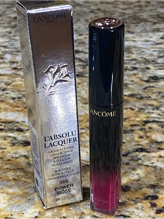 Lancôme L'Absolu Lacquer Liquid Lipstick - Power Rose (366)