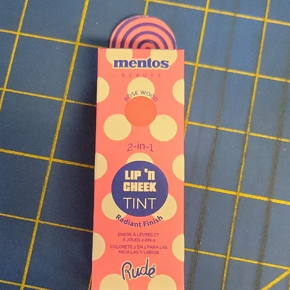 Mentos Beauty Rose Wood Beauty 2 In 1 Lip 'n Cheek Tint 15ml New in Box