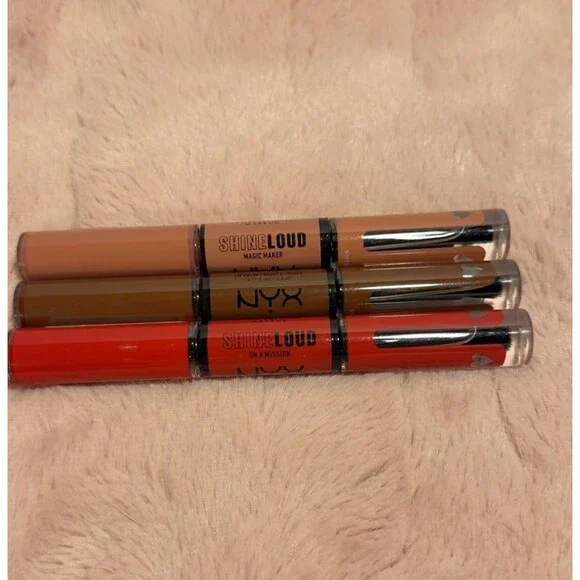 NYX Shine Loud Lip Color | Set of 3