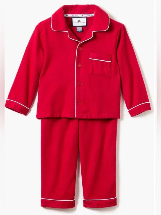 Petite Plume Red Flannel Pajamas