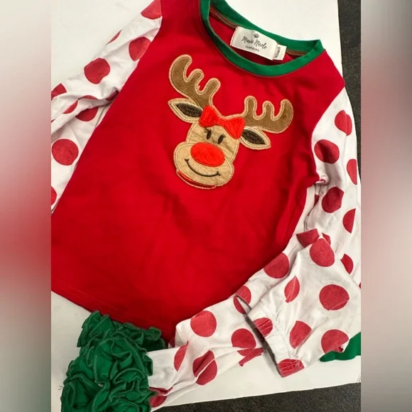 Marie Nicole Reindeer Pajama Set