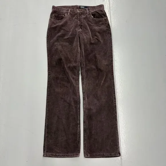 Vintage 70s Polo Ralph Lauren Burgundy Corduroy Pants 33x34