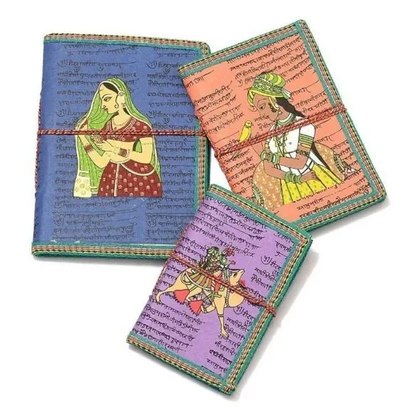Journals Blue Orange and Purple Set