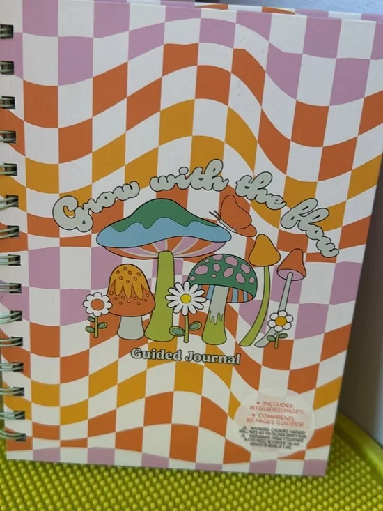 Grow With the Flow Pink & Orange Guided Journal