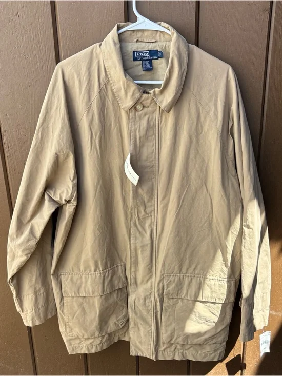Polo Ralph Lauren Men's M Tan Camel Coat Barn Jacket NWT