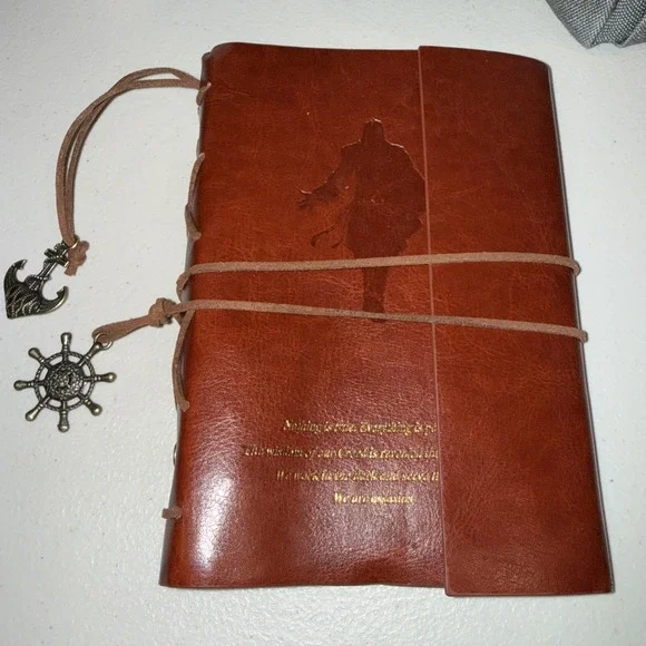 Vintage Refillable‎ Assassin's Creed Leather Journal Embossed Art Retro Pendants