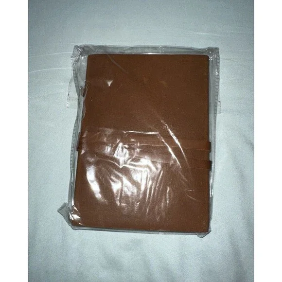 Brand New Brown Faux Leather Journal Notebook | Still Sealed in Packaging
