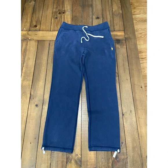 Polo Ralph Lauren Cinch Hem Sweatpants Navy Blue Men's Size M Fleece Pants