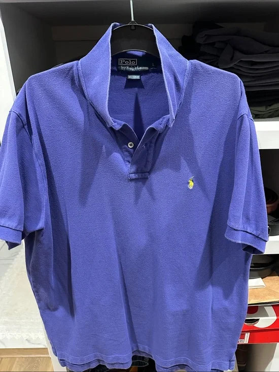 Polo by Ralph Lauren Blue Short-Sleeve Cotton Polo