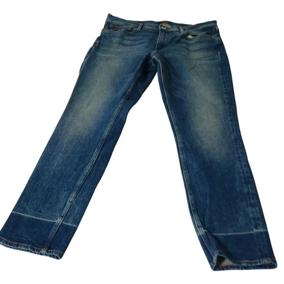 Polo Ralph Lauren Jeans‎ Mens 32 Blue Straight Leg Stretch Denim Medium Wash