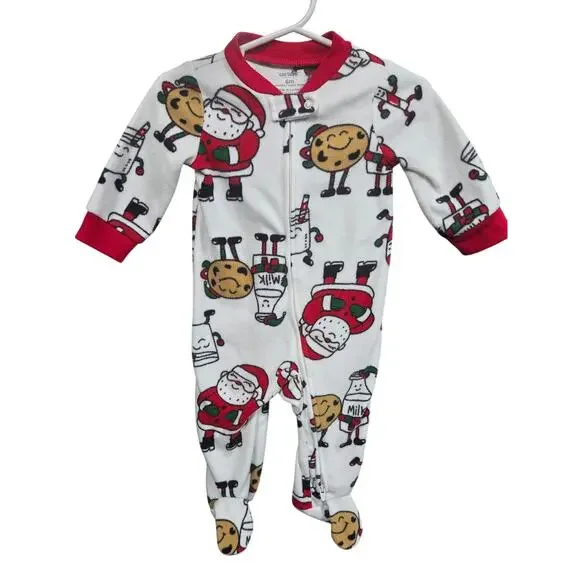 5/$20 Santa Milk and Cookies Christmas Sleeper - Carter's - 6mo