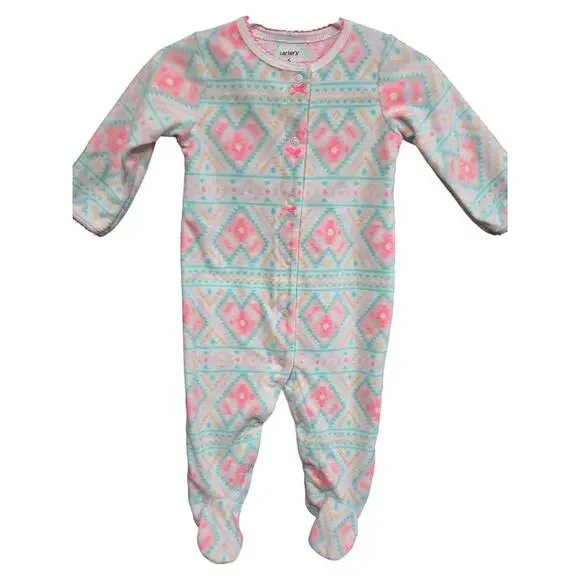 5/$15 Abstract Geometric Sleeper - Carter's - 6mo