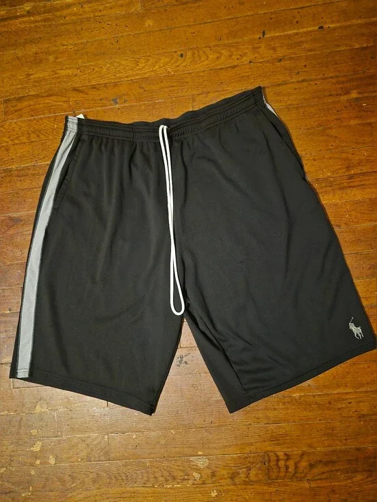 Polo by Ralph Lauren Men’s Black Athletic Shorts Mens Sz 2XLT