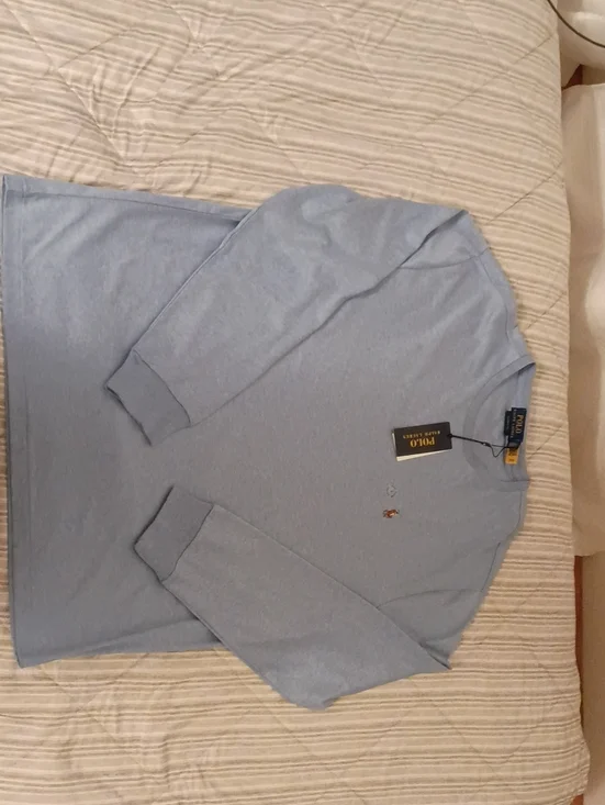 Polo by Ralph Lauren Light Blue Long Sleeve Tee