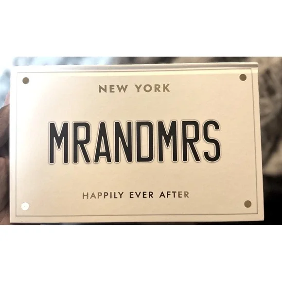 Kate Spade New York Mr & Mrs Happily Ever After Bridal Journal Lined Notebook