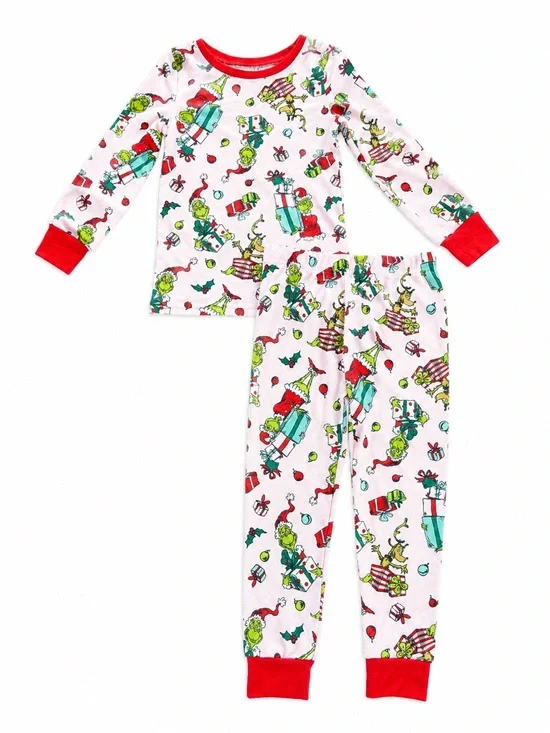 New - Dr. Seuss The Grinch Christmas Pajama Set