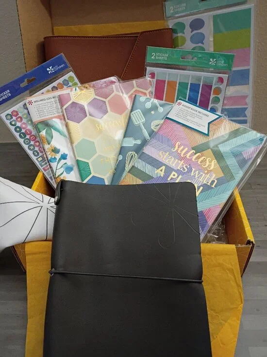 NEW Erin Condren Petite Planner Bundle Folio Journals Stickers