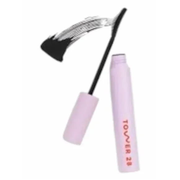 TOWER 28 MakeWaves Lengthening + Volumizing Mascara Jet Black 0.29 oz NIB