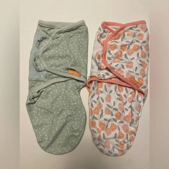 SwaddleMe Velcro Baby Swaddles Small/Medium BUNDLE