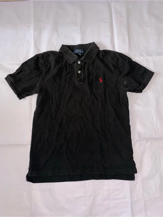 Polo by Ralph Lauren Black Polo Shirt with Red Pony