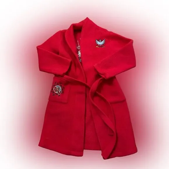 Y2K Disney Shopping Kids Power Rangers Fleece Robe
