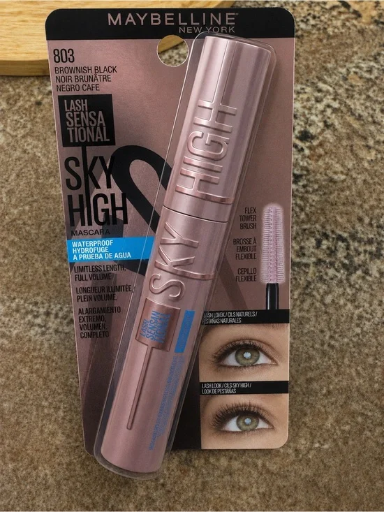 Maybelline Sky High Mascara - Rose Gold Tube, Brownish Black Shade