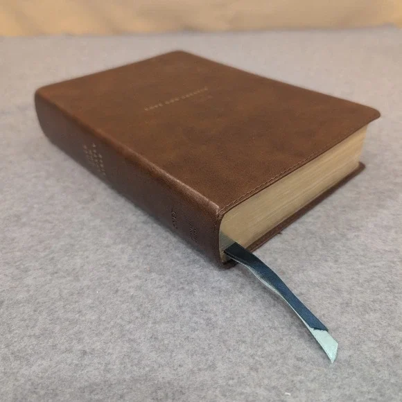Thomas‎ Nelson Love God Greatly Bible NET Brown Leather-Look Women Study Bible