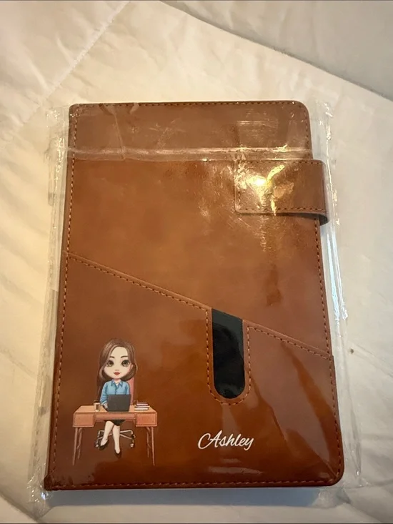 Ashley personalized notebook
