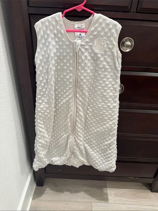 Halo White Textured Baby Sleep Sack