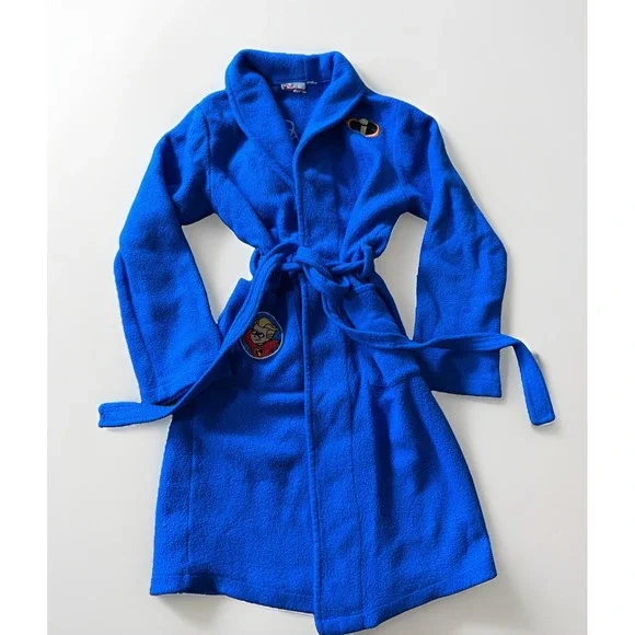Vintage Disney The Incredibles Dash Boys Bathrobe No Tag See Measurements 5/6