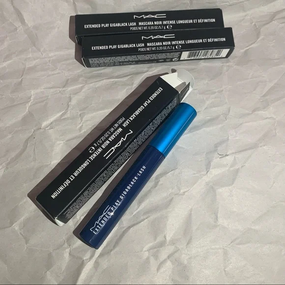 3 x mac extended play gigablack lash mascara