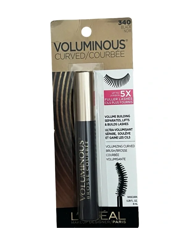 L'Oreal Voluminous Curved Mascara - Black with Gold Cap