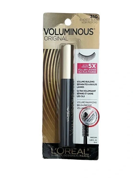 L'Oréal Voluminous Original Mascara in Blackest Black 310 FINAL PRICE DROP