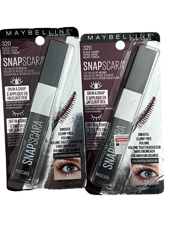 Maybelline Snapscara Mascara - Black Cherry 320 (Set of 2) FINAL PRICE DROP