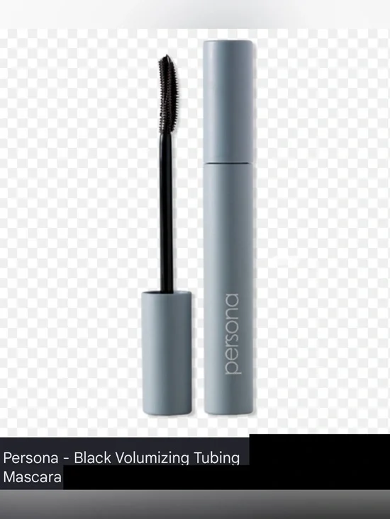 Persona Volumizing Tubing Mascara in Black with Matte Gray Tube