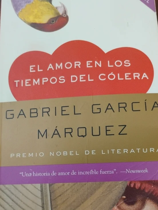 El Amor en los Tiempos del Cólera by Gabriel García Márquez - Red Accent Cover