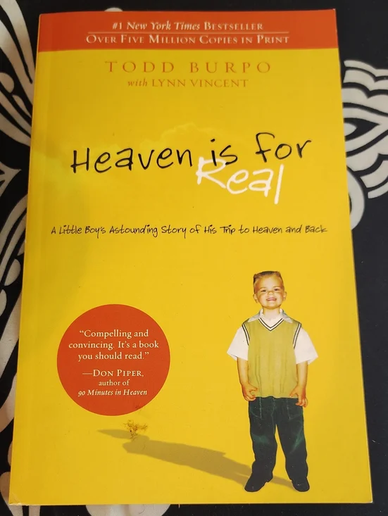 Heaven Is for Real by Todd Burpo - Bright Yellow Paperback