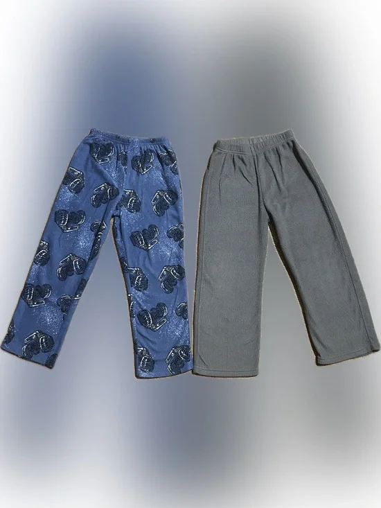 2 Pair Boys XS (4-5) Pajama Pants