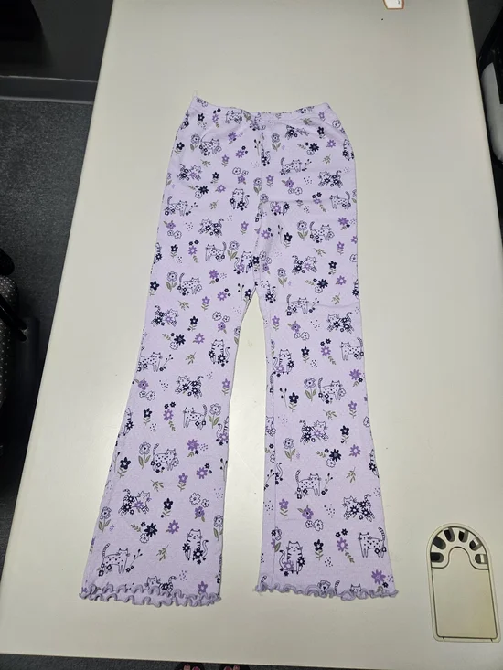 Lavender Floral Pajama Bottoms
