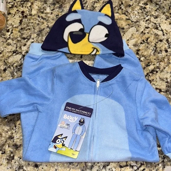 Bluey Kids Pajama Set - Blue