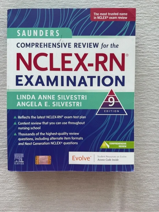 Saunders NCLEX-RN Comprehensive Review (Green/Blue/Red)